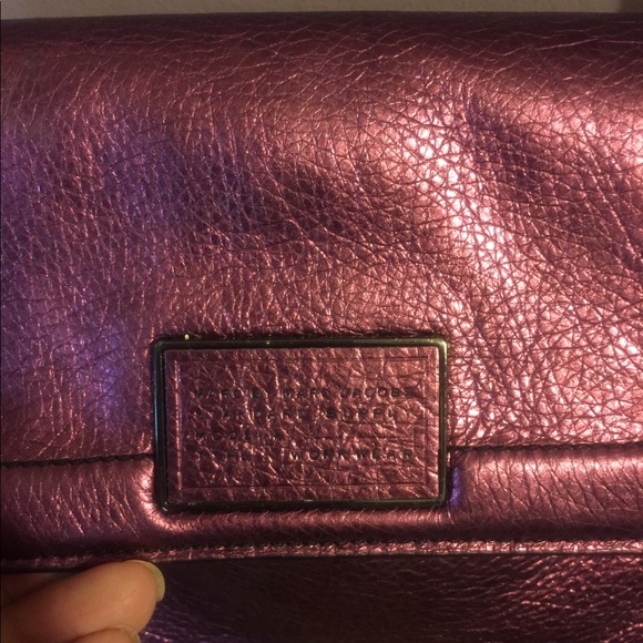 Marc by Marc Jacobs Purple Metallic Crossbody Bag - Picture 3 of 9